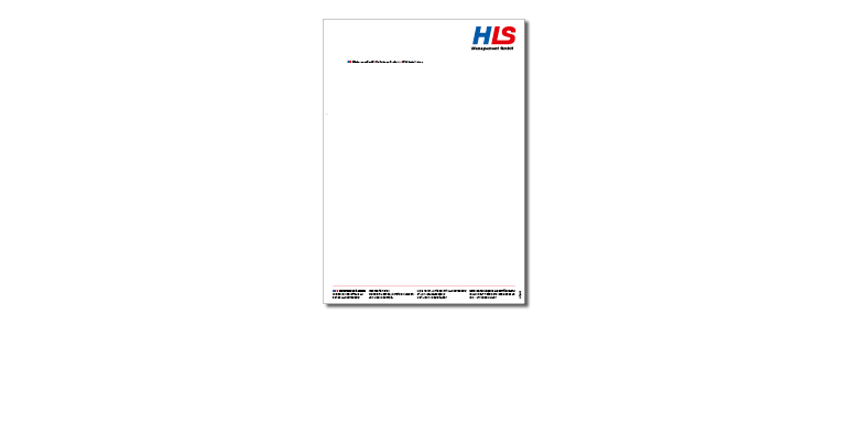 Briefbogen der HLS Management GmbH