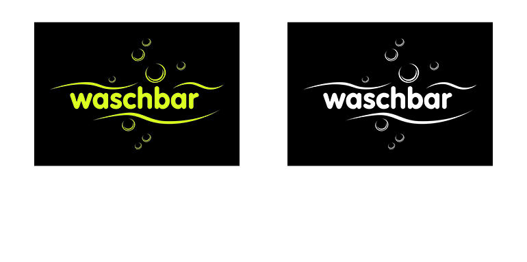 Logo waschbar
